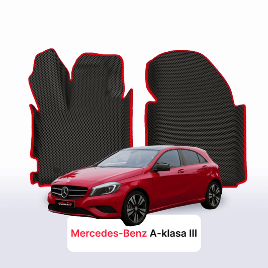 Car mats EVAMATS for Mercedes-Benz A-klasa 3 gen (W176) 2012-2018 year HATCHBACK 5 door
