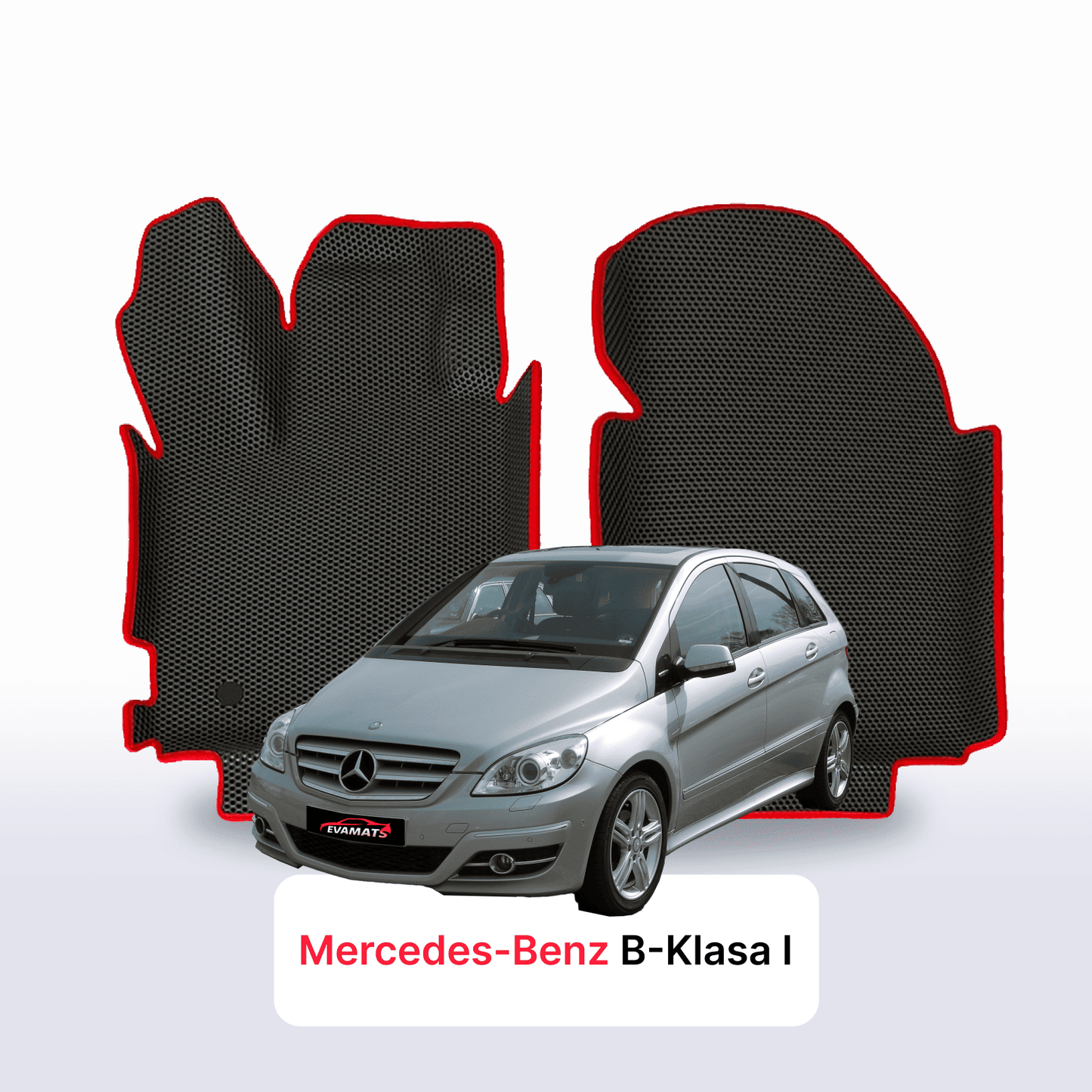 Car mats EVAMATS for Mercedes-Benz B-class 1 gen (W245) 2005-2011 year MINIVAN