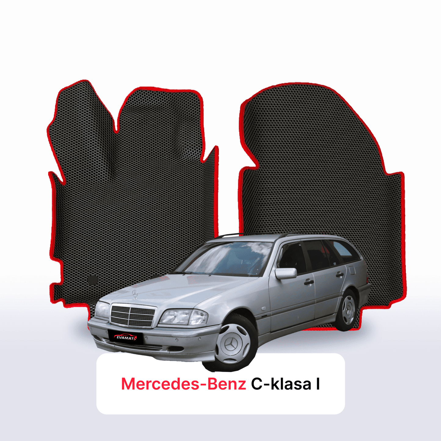 Car mats EVAMATS for Mercedes-Benz C-class 1 gen (W202-S202) 1993-2001 year STATION WAGON