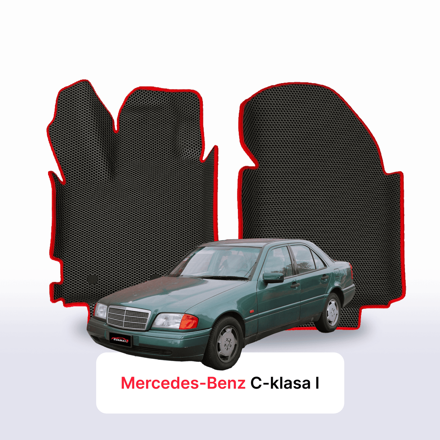 Car mats EVAMATS for Mercedes-Benz C-class 1 gen (W202-S202) 1993-2001 year SEDAN
