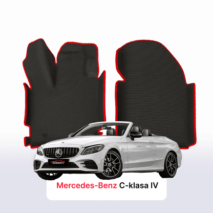 Car mats EVAMATS for Mercedes-Benz C-class 4 gen (A205) 2014-2021 year CABRIO