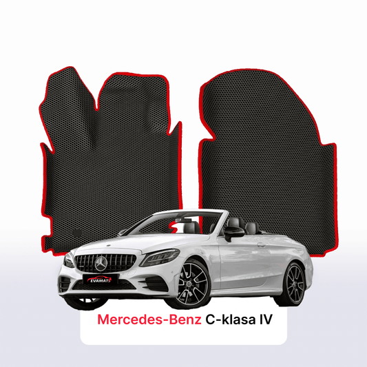 Car mats EVAMATS for Mercedes-Benz C-class 4 gen (A205) 2014-2021 year CABRIO