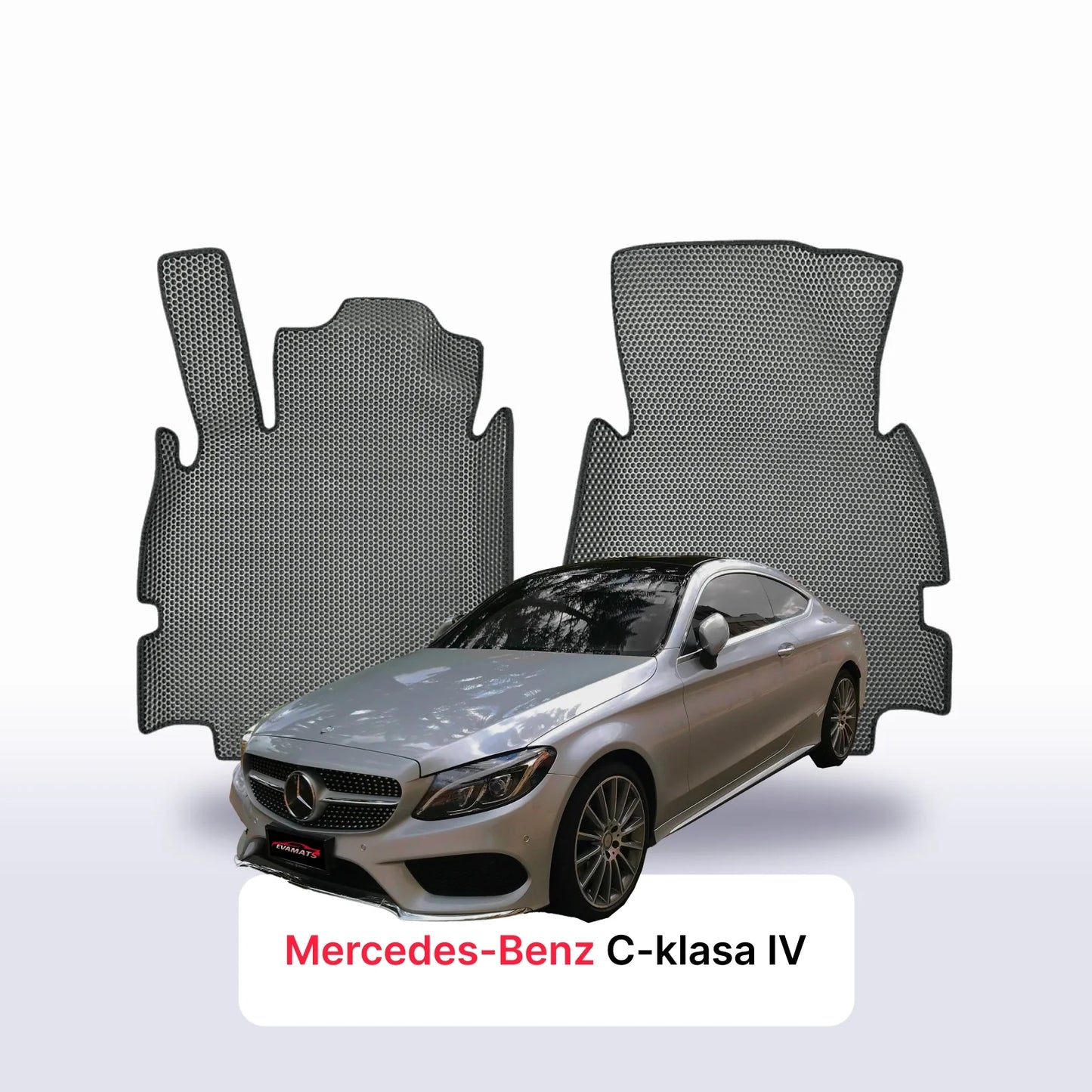 Car mats EVAMATS for Mercedes-Benz C-class 4 gen (C205) 2014-2021 year COUPE