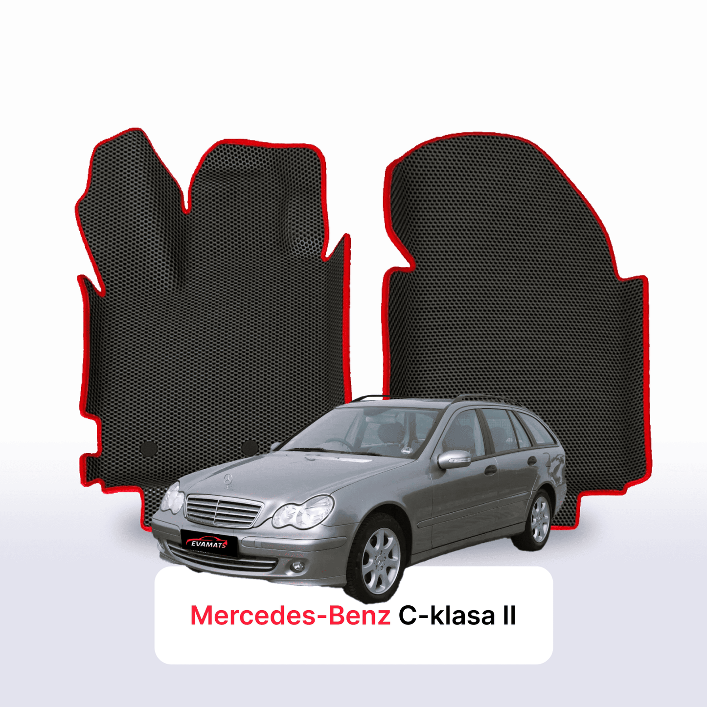Car mats EVAMATS for Mercedes-Benz С-klasa 2 gen (S203) 2000-2007 year STATION WAGON