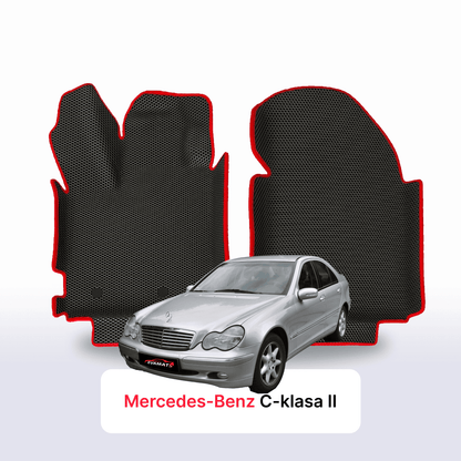 Car mats EVAMATS for Mercedes-Benz C-class 2 gen (W203) 2000-2007 year SEDAN