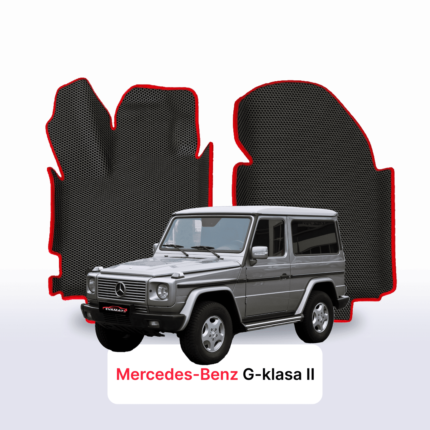 Car mats EVAMATS for Mercedes-Benz G-klasa 2 gen (W463) 1990-2018 year SUV 3 door