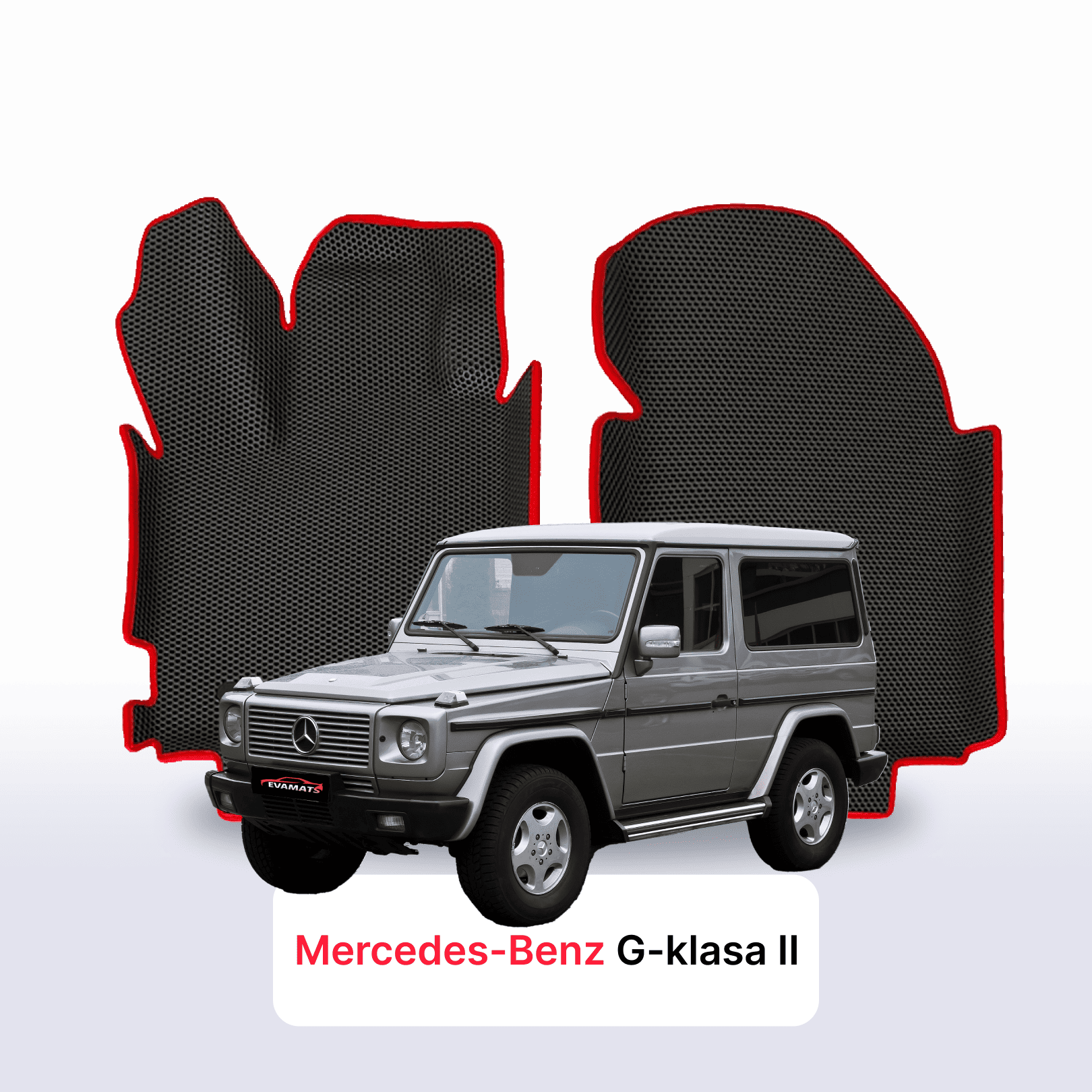 Car mats EVAMATS for Mercedes-Benz G-klasa 2 gen (W463) 1990-2018 year SUV 3 door