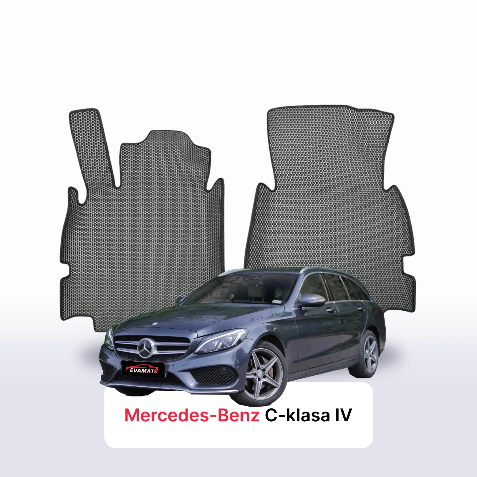 Car mats EVAMATS for Mercedes-Benz C-klasa 4 gen (S205) 2014-2021 year STATION WAGON