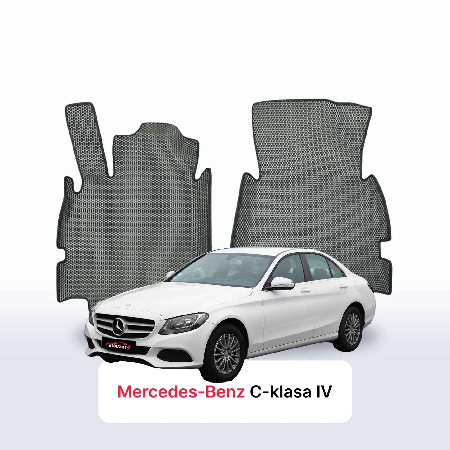 Car mats EVAMATS for Mercedes-Benz C-klasa 4 gen (W205) 2014-2021 year SEDAN