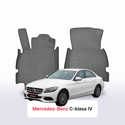 Car mats EVAMATS for Mercedes-Benz C-klasa 4 gen (W205) 2014-2021 year SEDAN