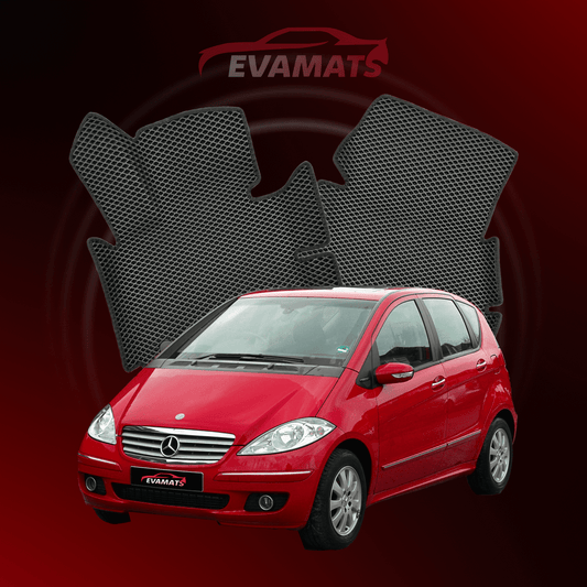 Car mats EVAMATS for Mercedes-Benz A-class 2 gen (W169) 2004-2012 year HATCHBACK 5 door