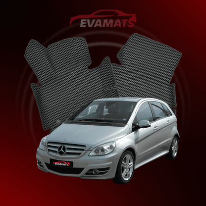 Tapis de voiture EVAMATS pour Mercedes-Benz Classe B 1 génération (W245) 2005 – 2011 année MINIVAN