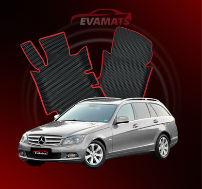 Tappetini per auto EVAMATS per Mercedes-Benz Classe C 3a generazione (W204) 2007–2014 anno STATION WAGON