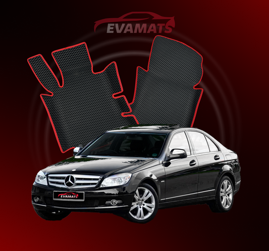 Tapis de voiture EVAMATS pour Mercedes-Benz Classe C 3 génération (W204) 2007–2014 année BERLINE