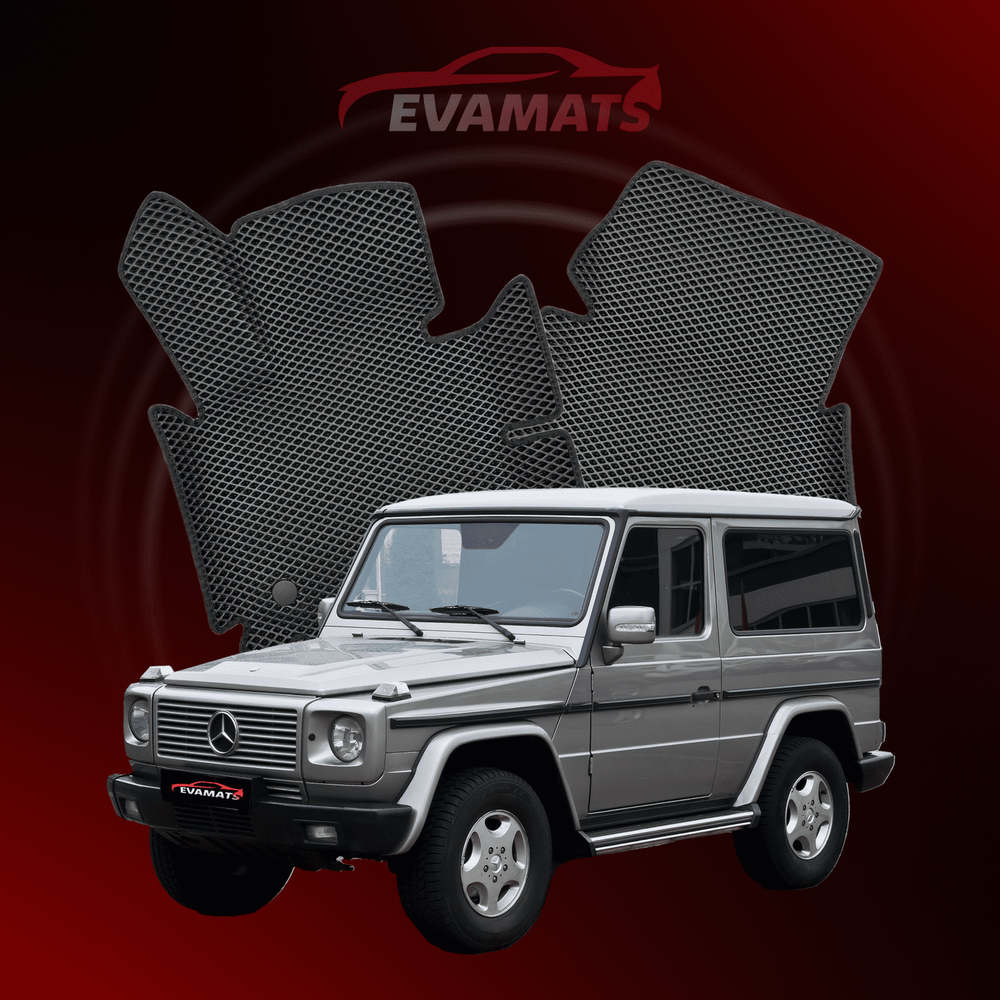 Autokoberce EVAMATS pro Mercedes-Benz G-class 2 gen (W463) 1990 – 2018 rok SUV 3dv.