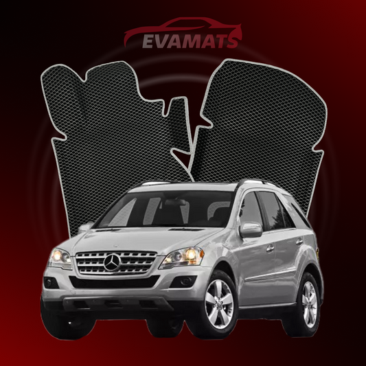 Tapis de voiture EVAMATS pour Mercedes-Benz ML 2 génération (W164) 2005 - 2011 année SUV