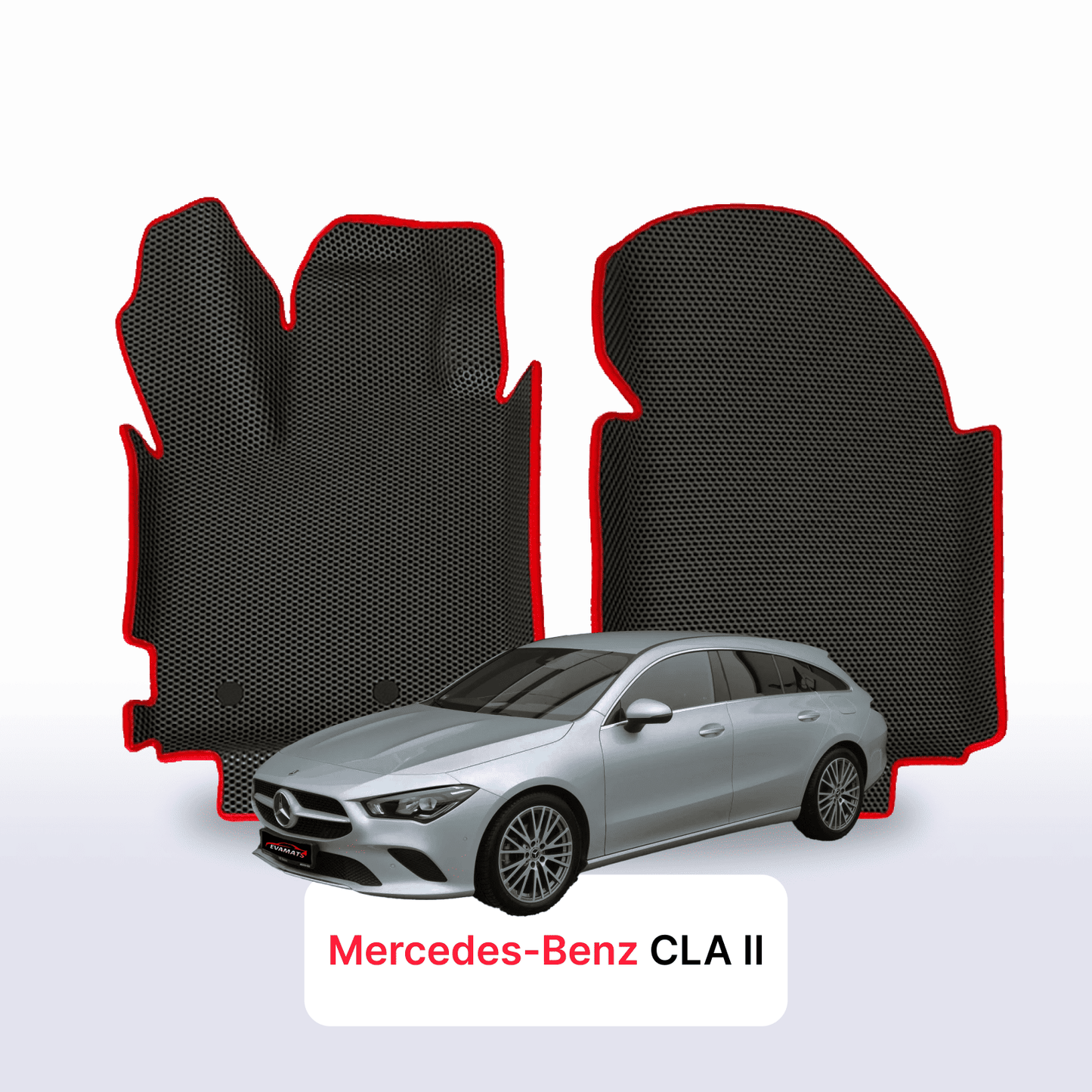 Car mats EVAMATS for Mercedes Benz CLA 2 gen (X118) shooting brake 2019-2025 year STATION WAGON
