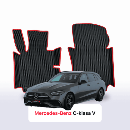 Car mats EVAMATS for Mercedes-Benz C-klasa 5 gen (S206) 2021-2026 year STATION WAGON