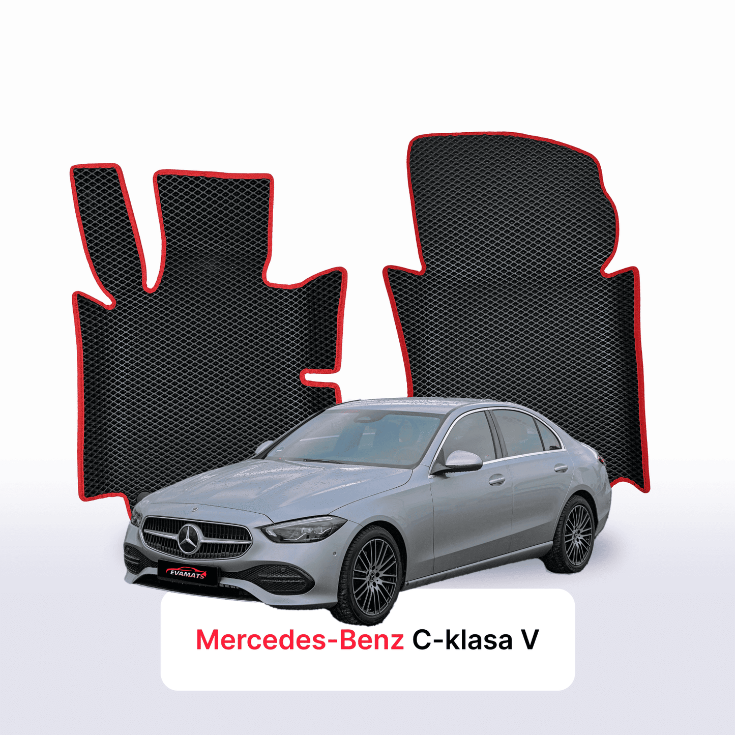 Car mats EVAMATS for Mercedes-Benz C-class 5 gen (W206) 2021-2024 year SEDAN