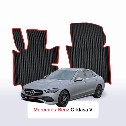 Car mats EVAMATS for Mercedes-Benz C-class 5 gen (W206) 2021-2024 year SEDAN