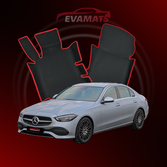 Tapis de voiture EVAMATS pour Mercedes-Benz Classe C 5 génération (W206) 2021-2024 année BERLINE