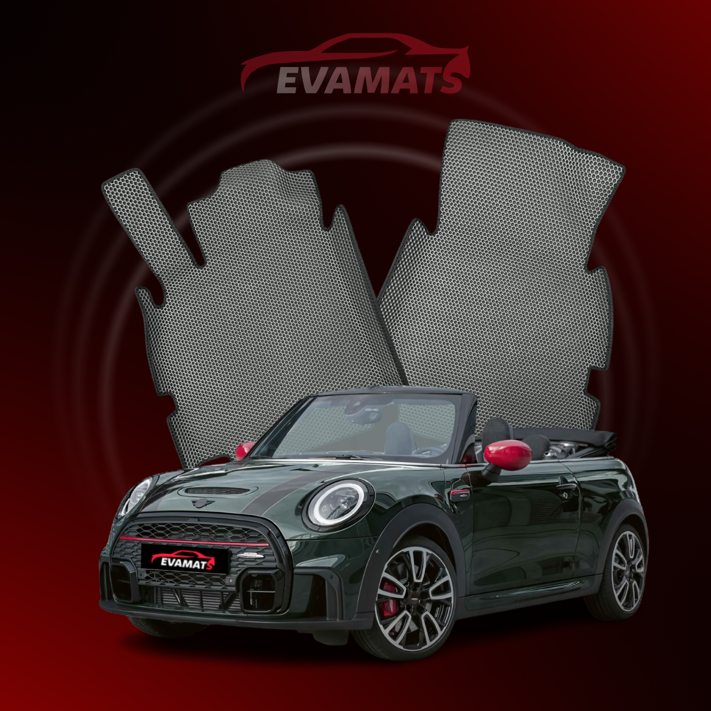 Tapis de voiture EVAMATS pour Mini Cabrio JCW 3 gen 2015-2025 année CABRIO