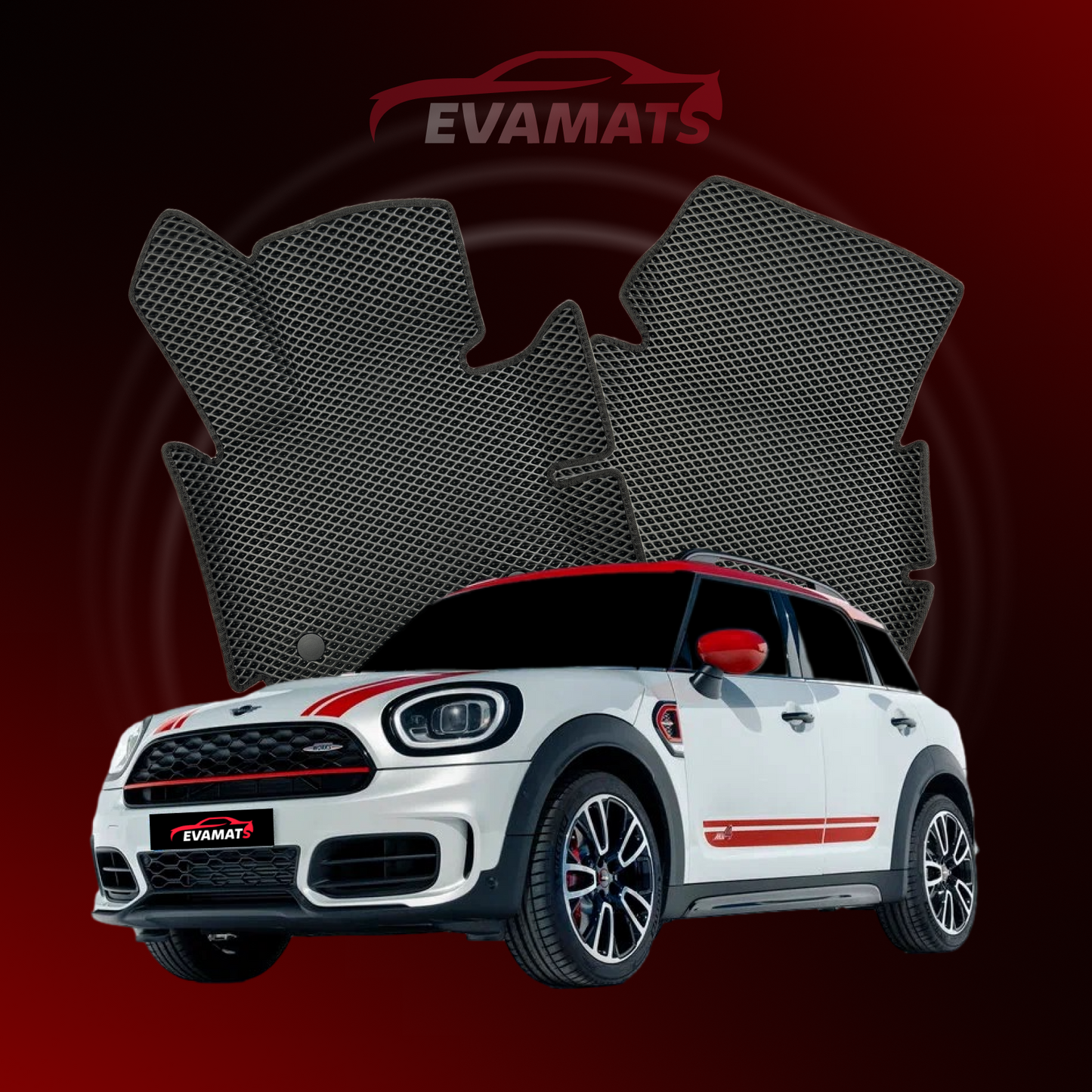 Tapis de voiture EVAMATS pour Mini Countryman(F60) 2 gen 2016-2023 année JCW SUV