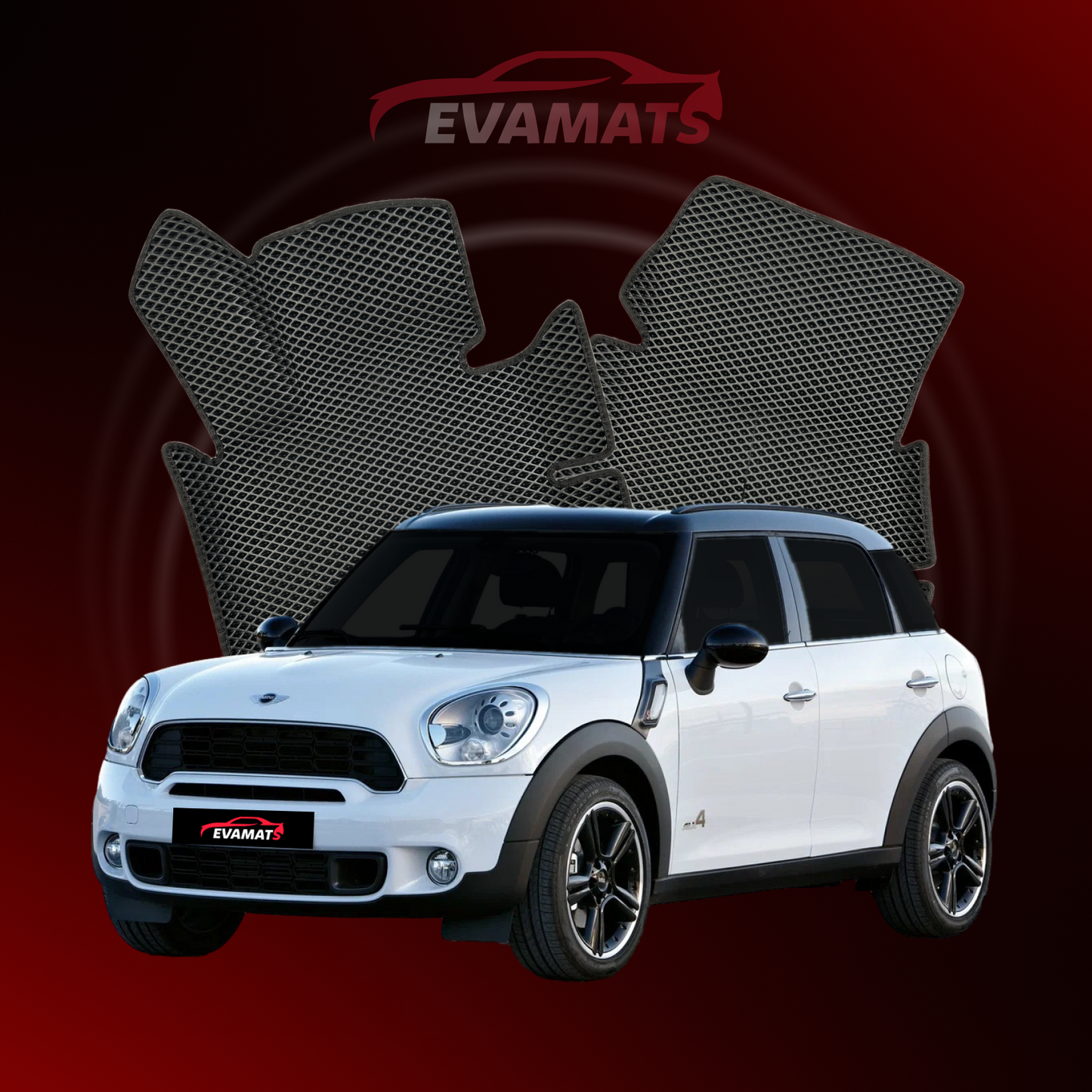 Car mats EVAMATS for Mini Countryman(R60) 1 gen 2010-2016 year Cooper S SUV