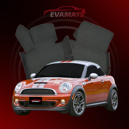 Tappetini per auto EVAMATS per Mini Coupe(R58) 1 generazione 2011-2015 anno Cooper S COUPE