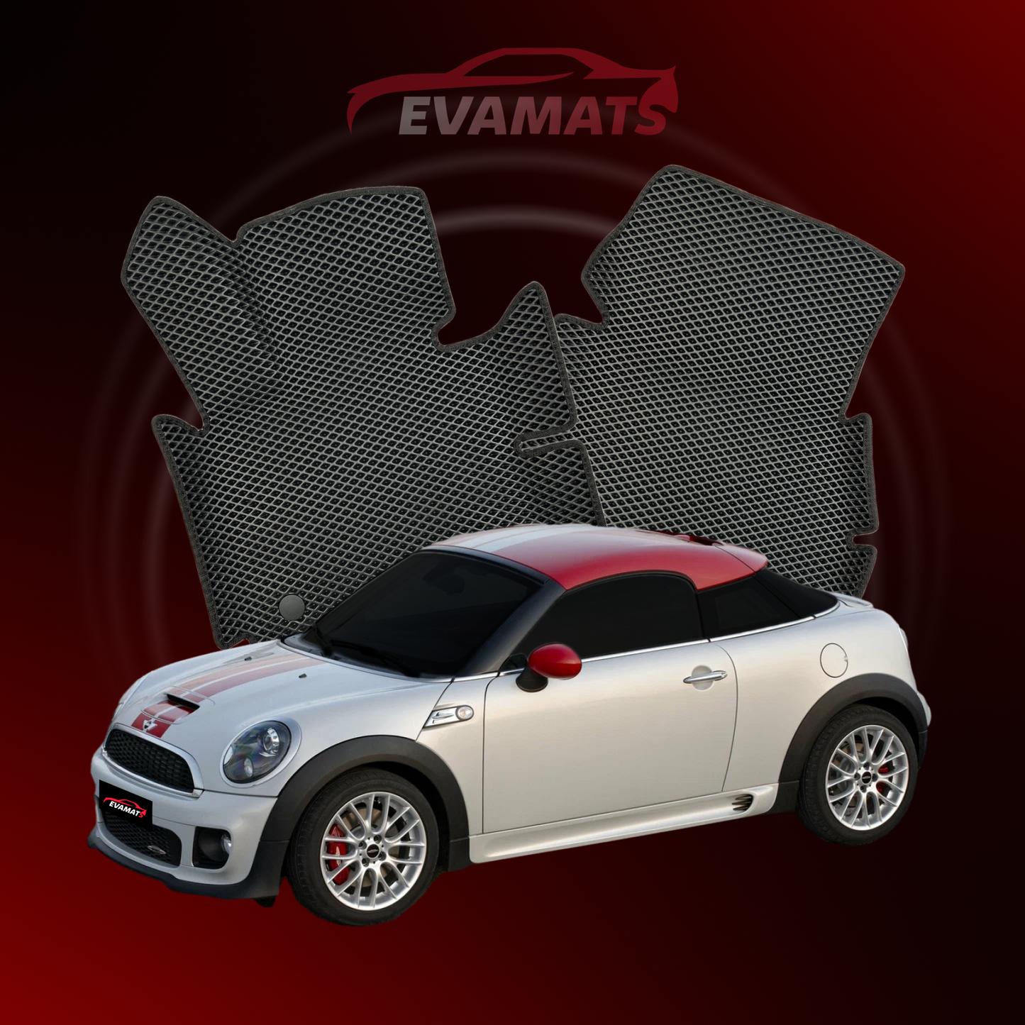 Autokoberce EVAMATS pro Mini Coupe(R58) 1 gen 2011-2015 rok COUPE