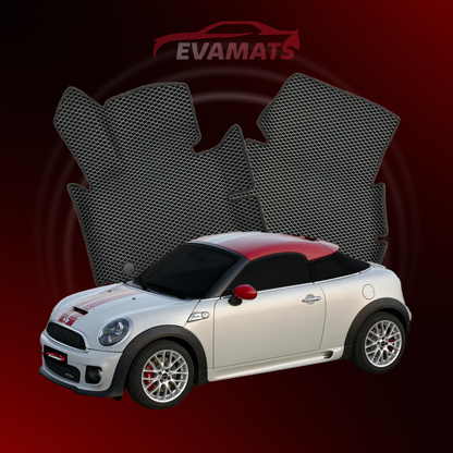 Car mats EVAMATS for Mini Coupe(R58) 1 gen 2011-2015 year COUPE