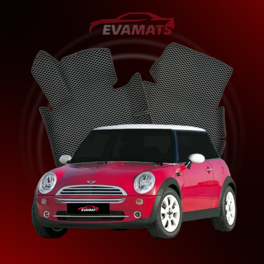 Alfombrillas de coche EVAMATS para Mini Hatch(R50) 1ª generación 2000-2006 Cooper S HATCHBACK 3 puertas