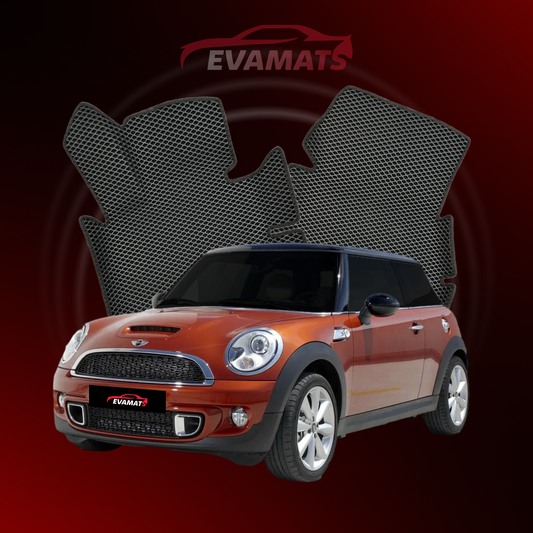 Car mats EVAMATS for Mini Hatch(R56) 2 gen 2006-2013 year Cooper S HATCHBACK 3 door