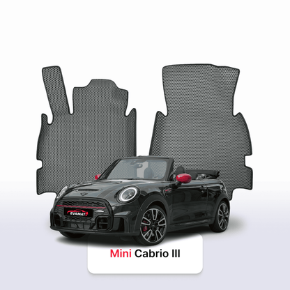 Car mats EVAMATS for Mini Cabrio(F57) JCW 3 gen 2015-2025 year CABRIO