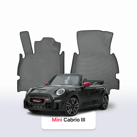 Car mats EVAMATS for Mini Cabrio(F57) JCW 3 gen 2015-2025 year CABRIO