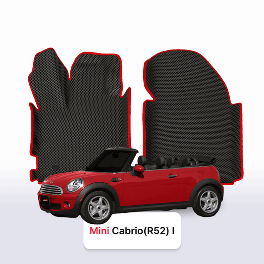 Car mats EVAMATS for Mini Cabrio(R52) 1 gen 2004-2008 year Cooper S CABRIO
