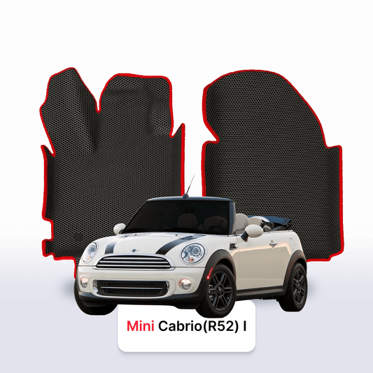 Car mats EVAMATS for Mini Cabrio(R52) 1 gen 2004-2008 year CABRIO