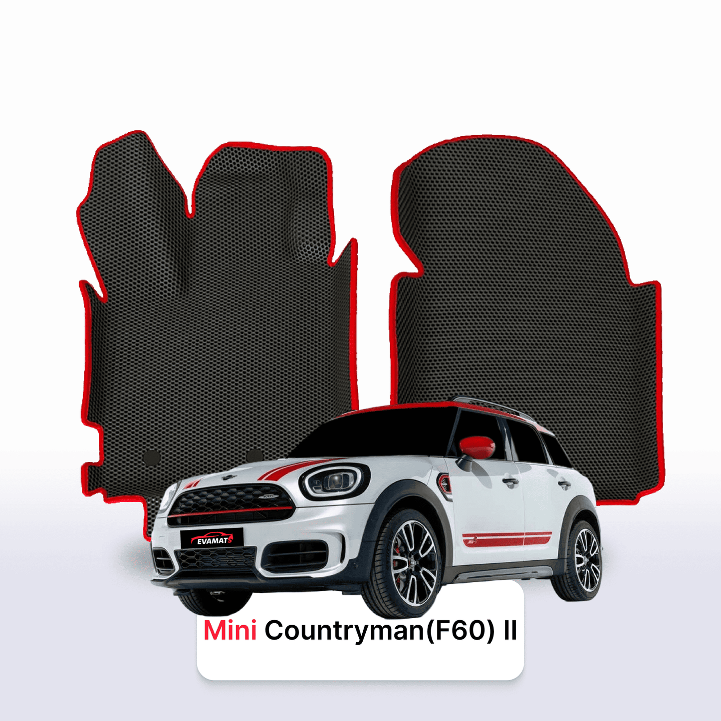 Car mats EVAMATS for Mini Countryman(F60) 2 gen 2016-2023 year JCW SUV
