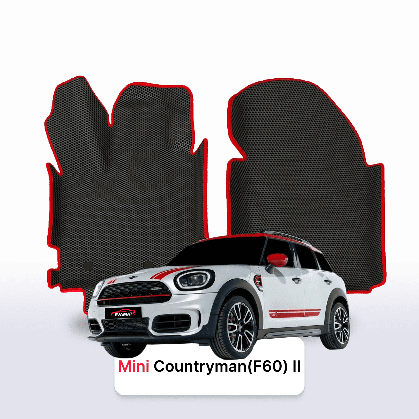 Car mats EVA for Mini Countryman(F60) 2 gen 2016-2023 year JCW SUV 5 door