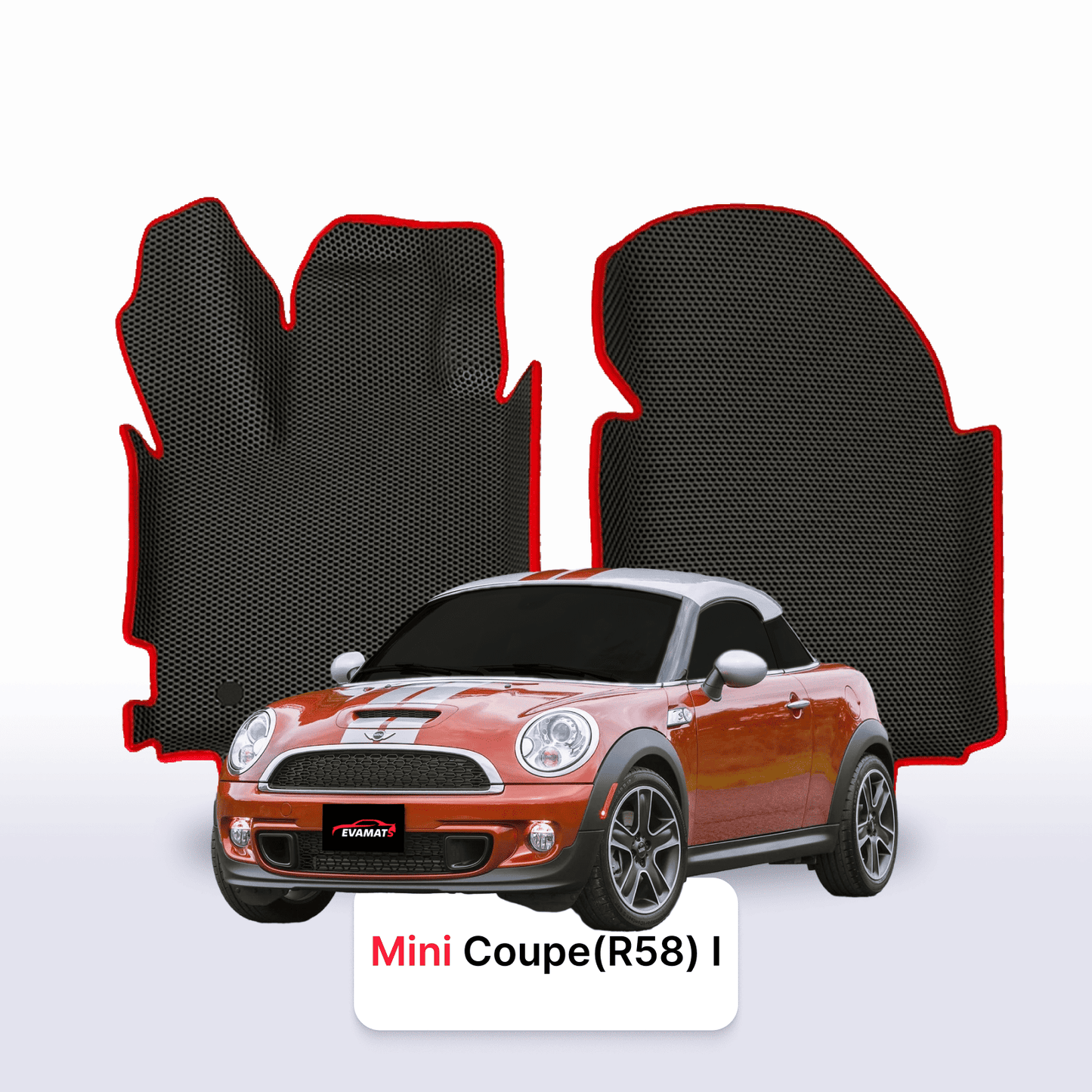 Car mats EVAMATS for Mini Coupe(R58) 1 gen 2011-2015 year Cooper S COUPE