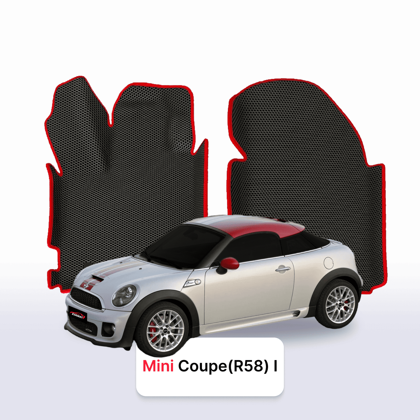 Car mats EVAMATS for Mini Coupe(R58) 1 gen 2011-2015 year COUPE