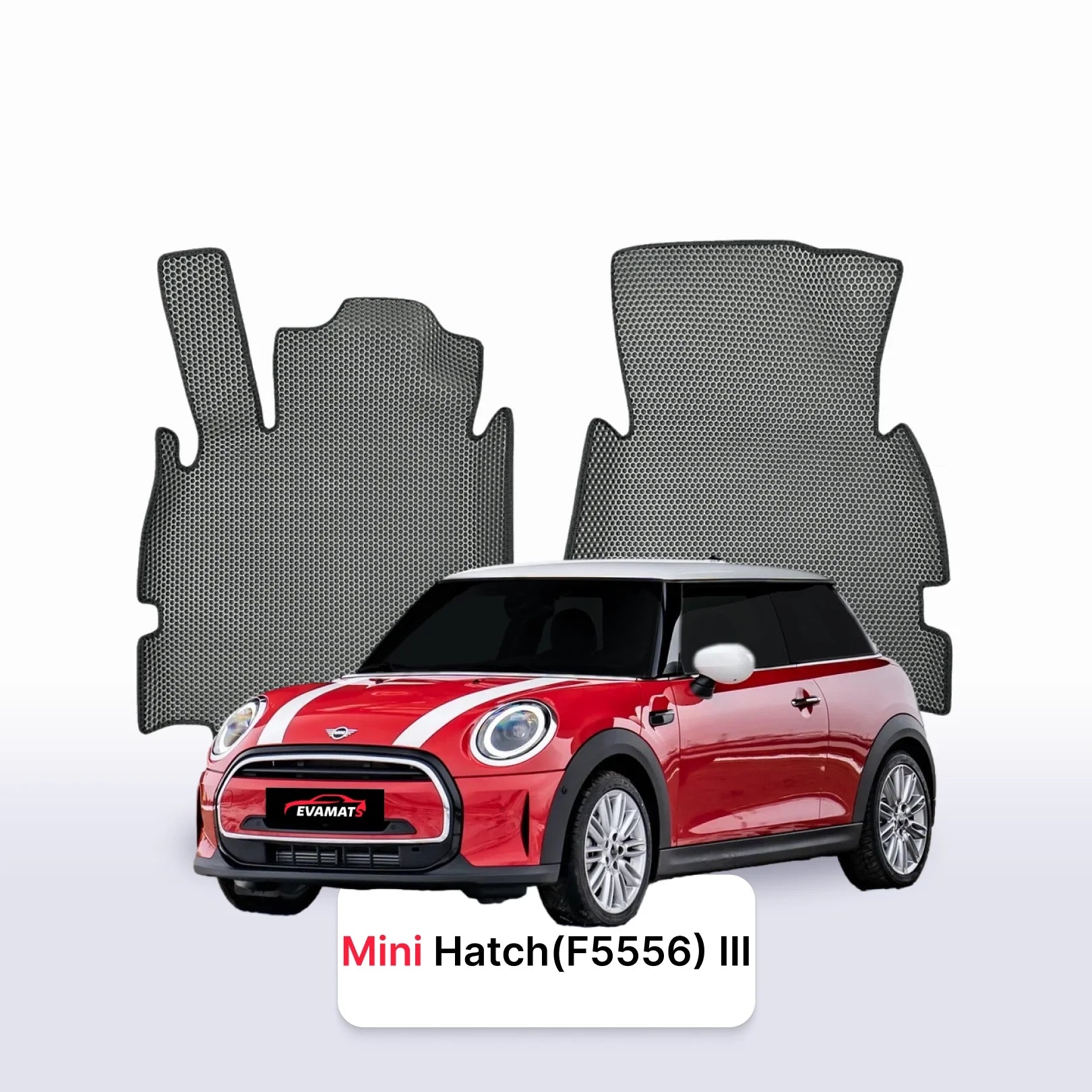 Car mats EVAMATS for Mini Hatch(F5556) 3 gen 2013-2025 year HATCHBACK 3 door