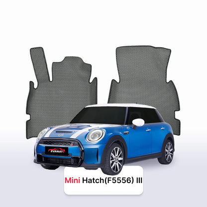 Car mats EVAMATS for Mini Hatch(F5556) 3 gen 2013-2025 year HATCHBACK 5 door