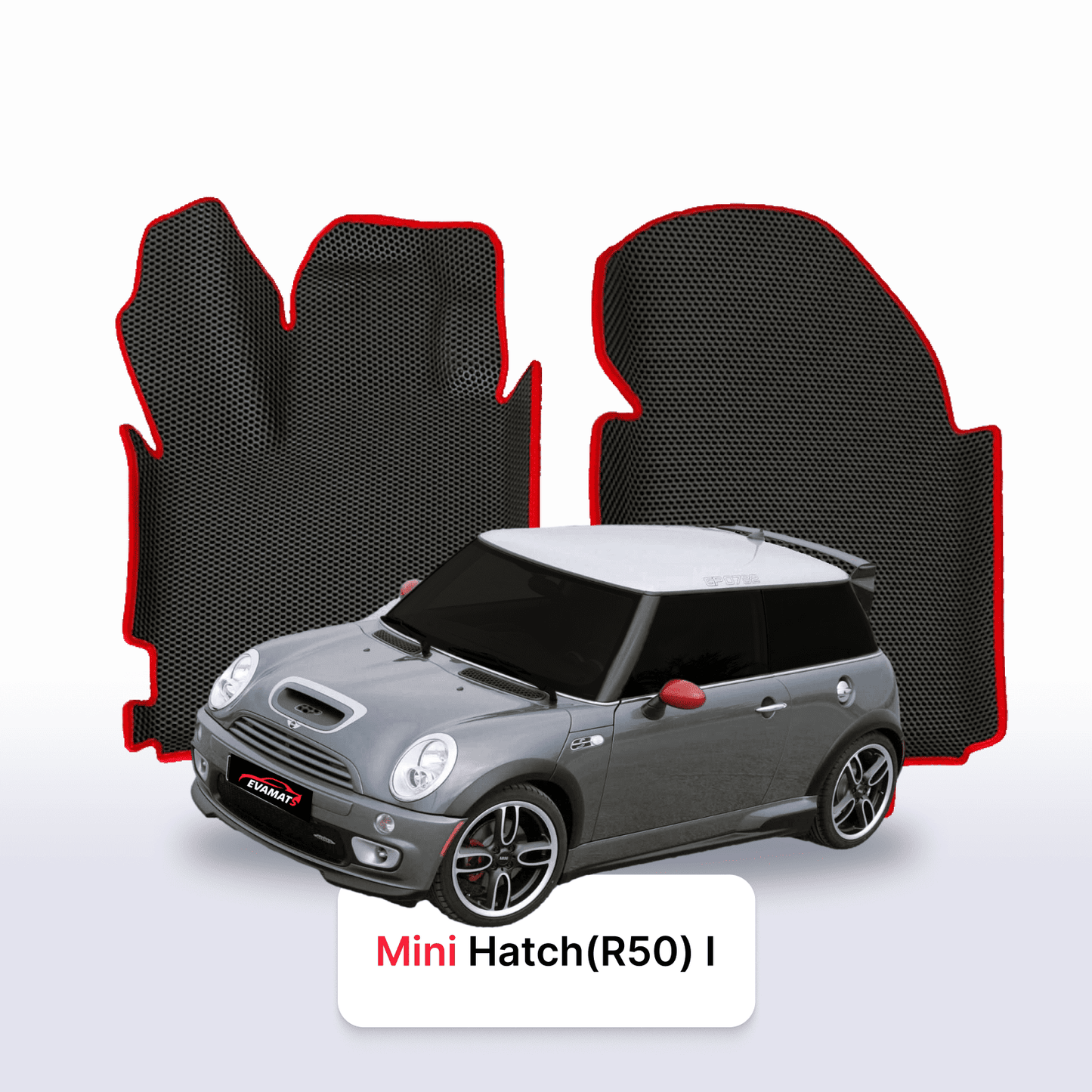 Car mats EVAMATS for Mini Hatch(R50) 1 gen 2000-2006 year JCW HATCHBACK 3 door