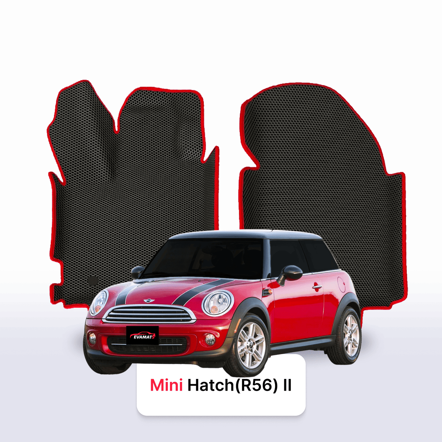 Car mats EVAMATS for Mini Hatch(R56) 2 gen 2006-2013 year HATCHBACK 3 door