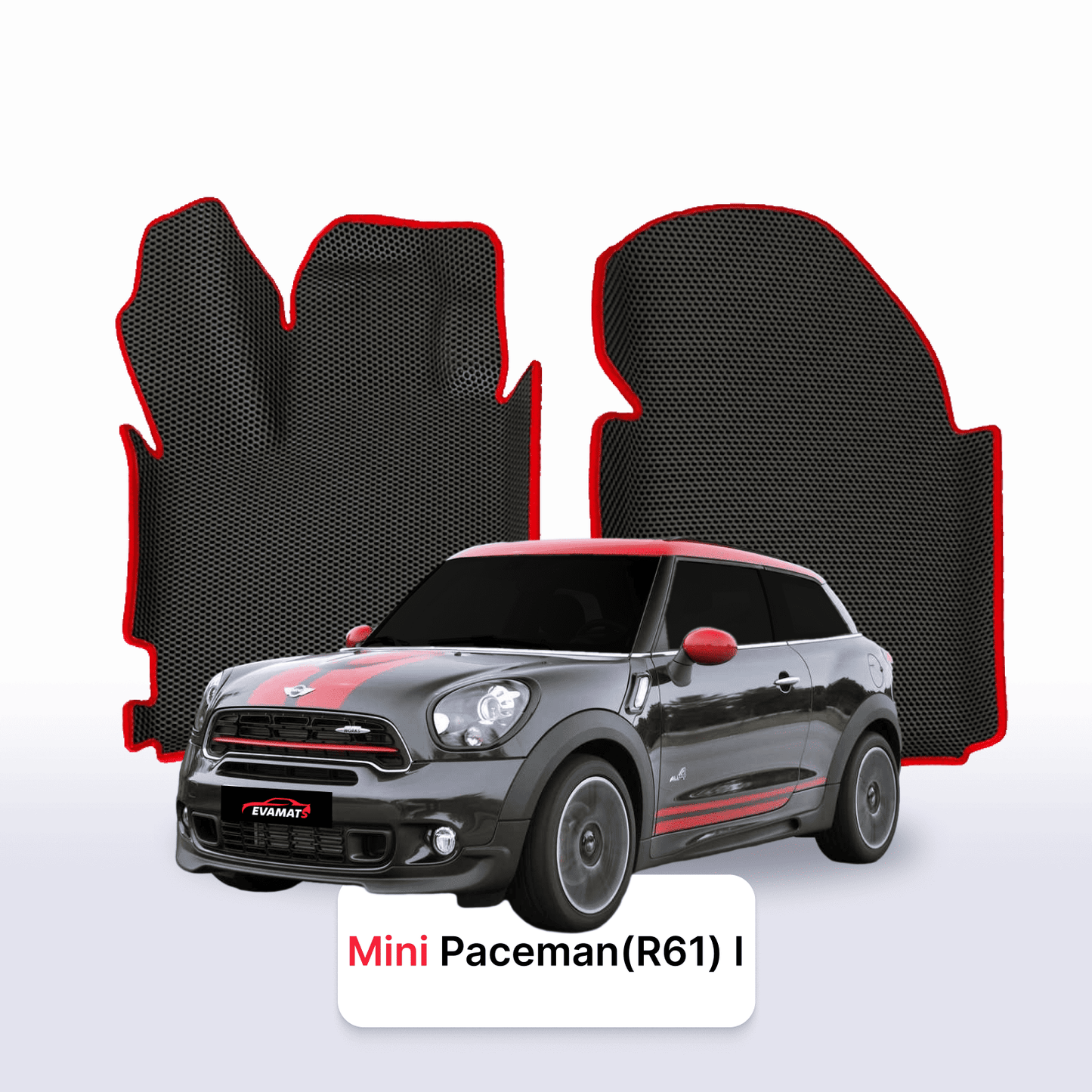 Car mats EVAMATS for Mini Paceman(R61) 1 gen 2012-2016 year HATCHBACK 3 door