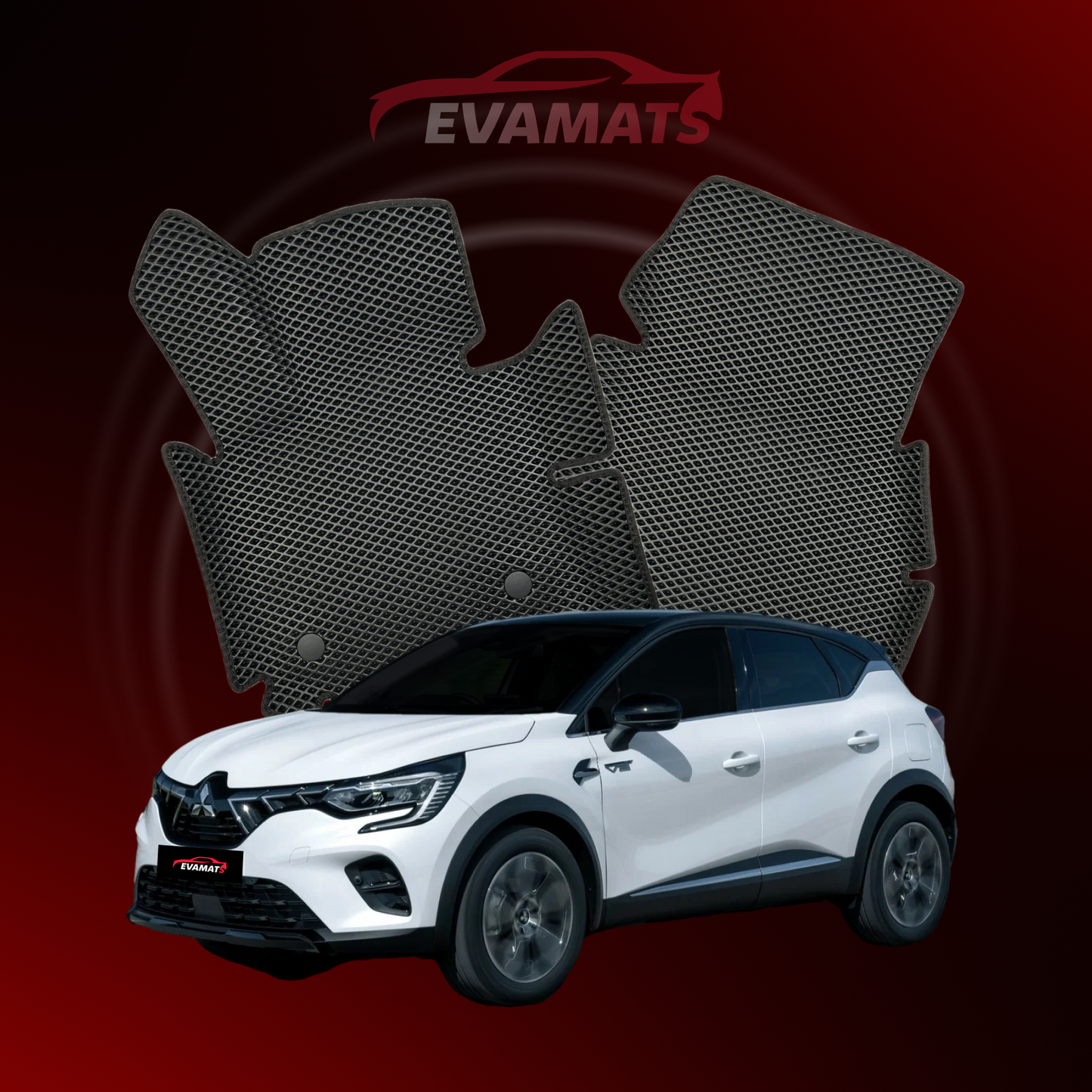 Car mats EVAMATS for Mitsubishi ASX 2 gen 2023-2025 year SUV