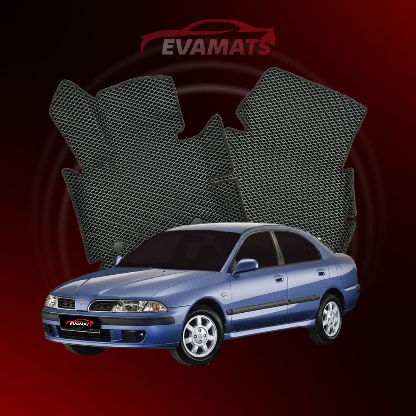 Car mats EVAMATS for Mitsubishi Carisma 1 gen 1995-2004 year LIFTBACK