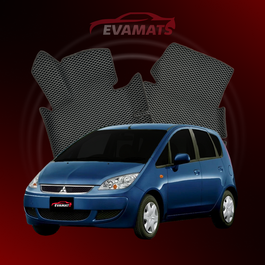 Alfombrillas de coche EVAMATS para Mitsubishi Colt(Z30) 6ª generación 2002-2012 HATCHBACK 5 puertas