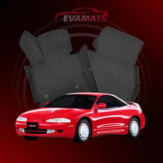 Tapis de voiture EVAMATS pour Mitsubishi Eclipse 2 gen 1994-1999 année COUPE